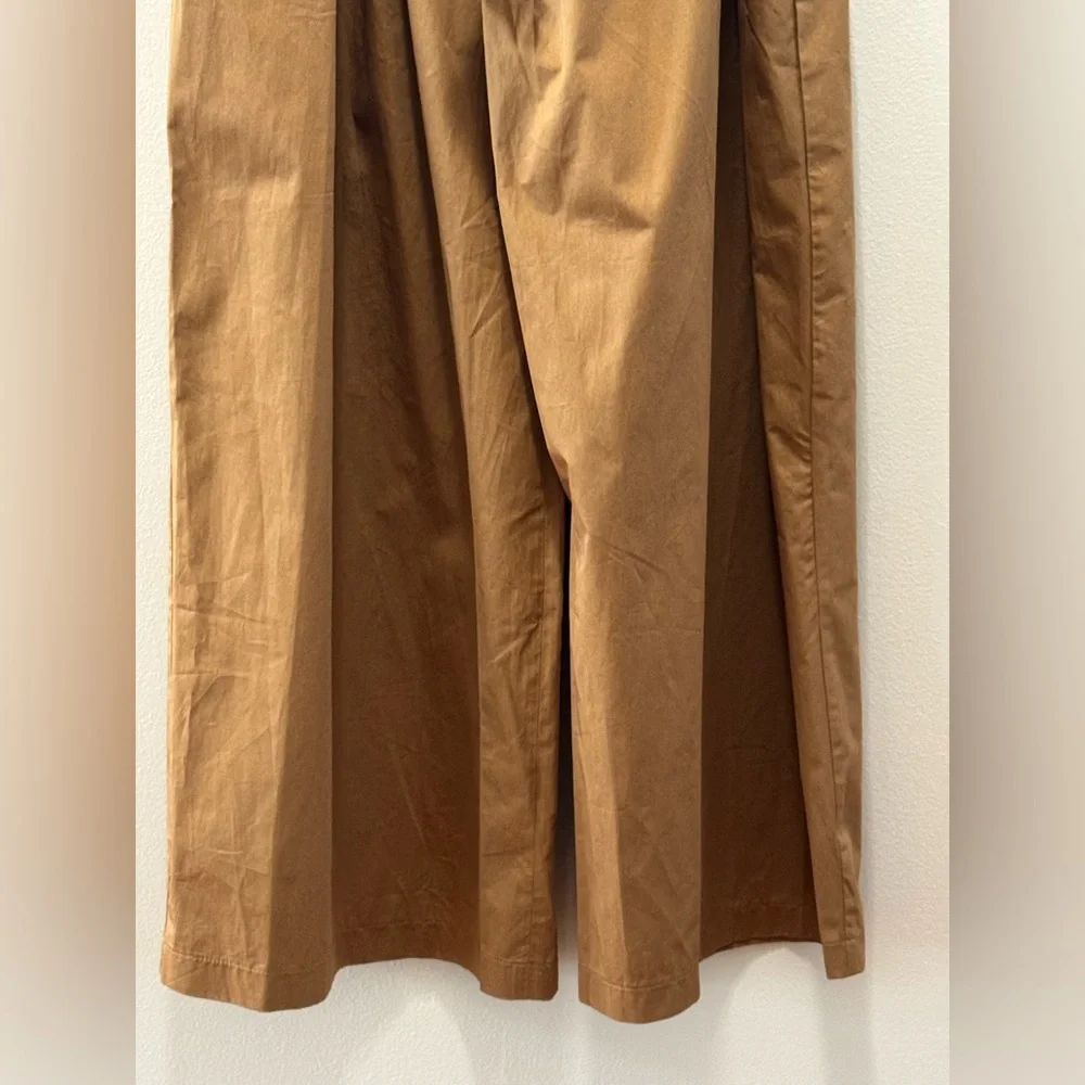 Anthropologie Brown Wide Leg Pants - Picture 9 of 12